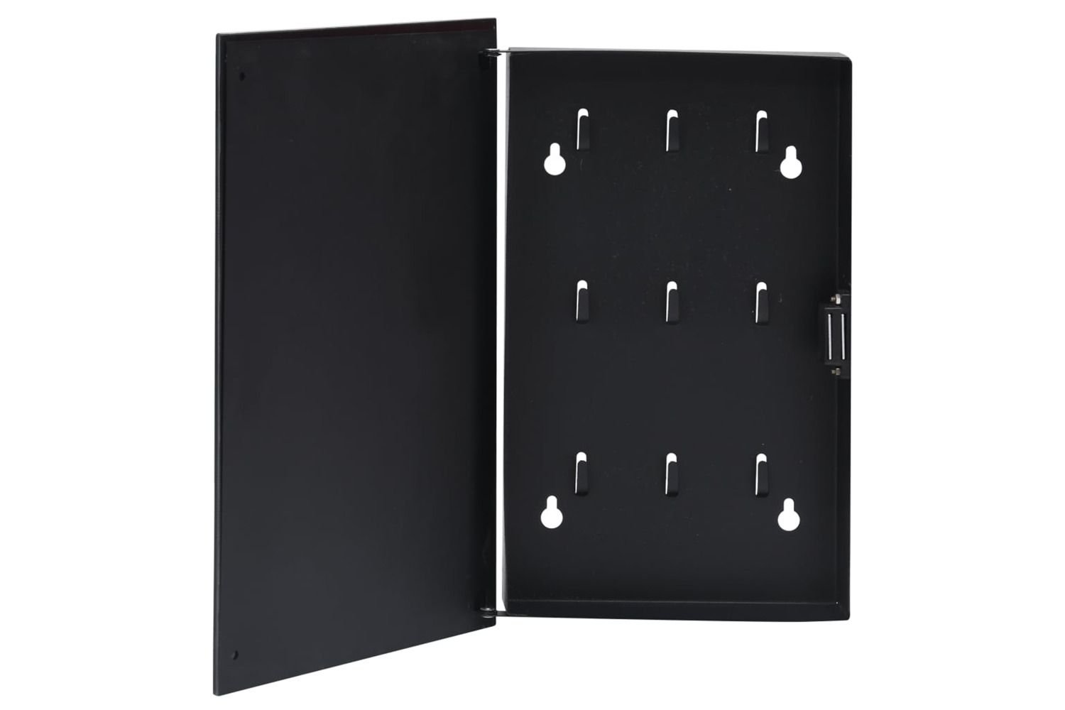 Vidaxl Key Box With Magnetic Board Black 30x20x5.5 Cm