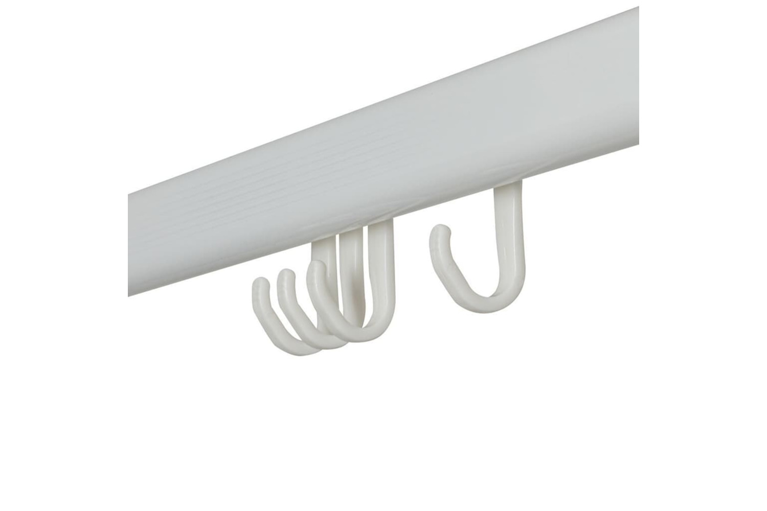 Sealskin Shower Curtain Rail Set Easy-roll White