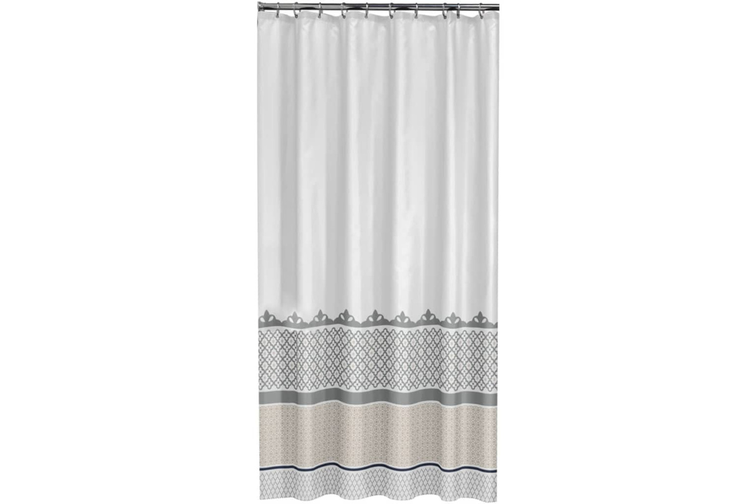 Sealskin 406073 Shower Curtain Marrakech 180 Cm Silver 235281318