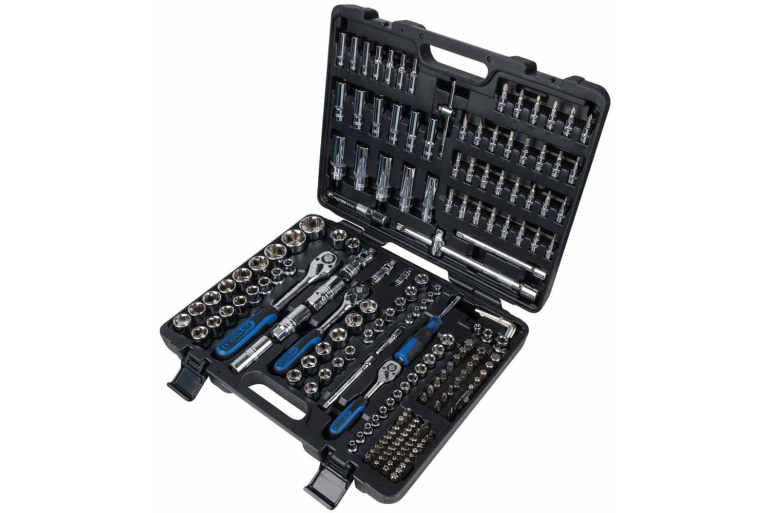 Ks Tools 418254 Chromeplus 195 Piece Ratchet Spanner. Socket&bit Set 918.0795