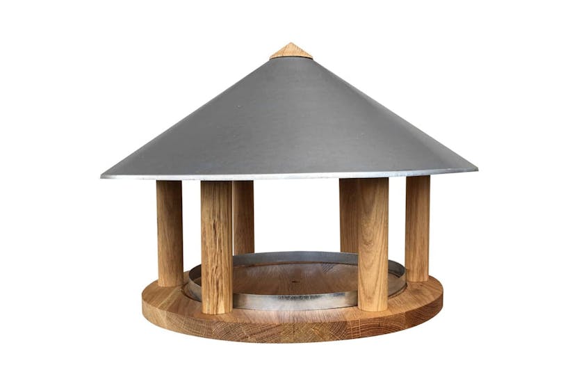 Esschert Design 422491 Bird Table Triangular Zinc Roof Fb431