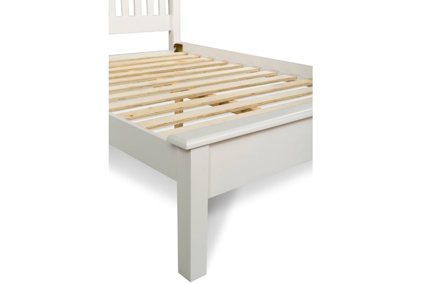Shaker Small Double Bed Frame | 4ft | White | Ireland