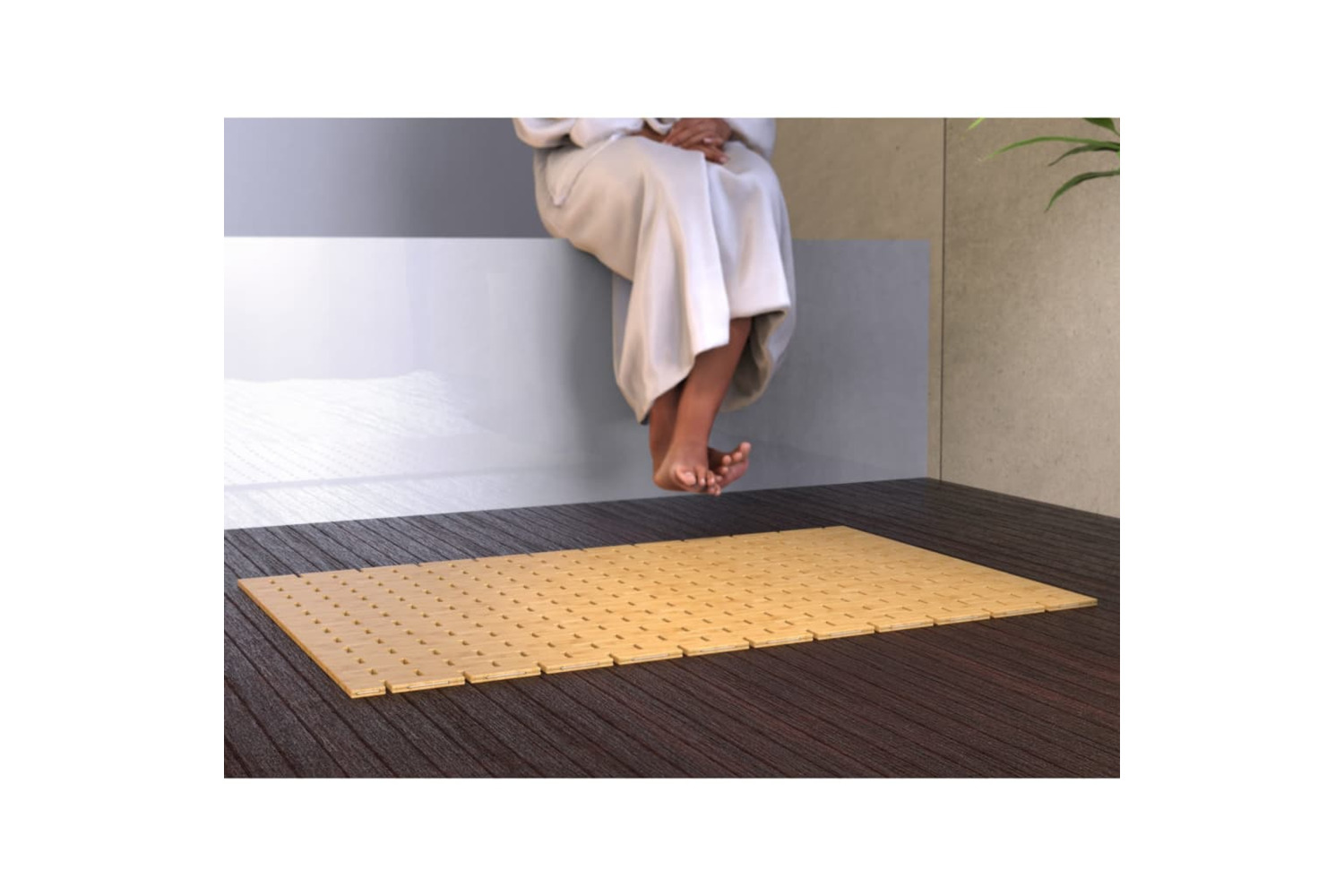 Eisl 438810 Bath Mat Bamboo 50x70 Cm
