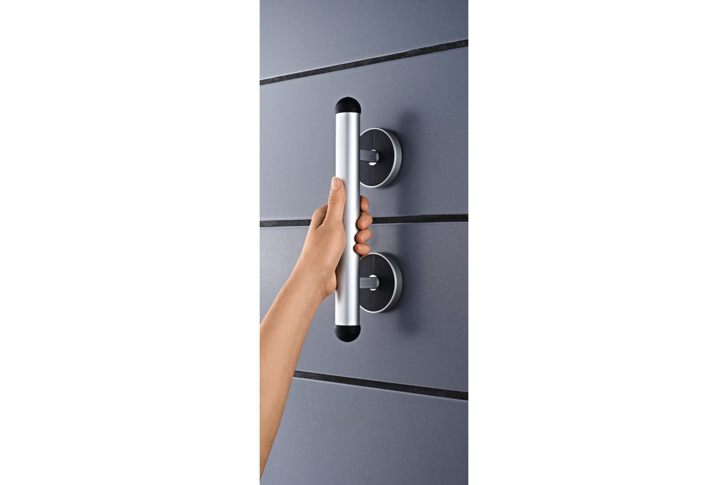 Ridder 445017 Safety Grab Bar Premium 30 Cm Aluminium Chrome And Black