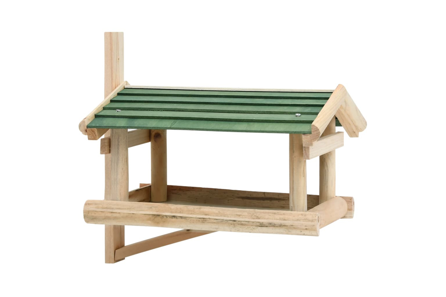 vidaXL 314818 Bird Feeder Solid Wood 35x29.5x21cm