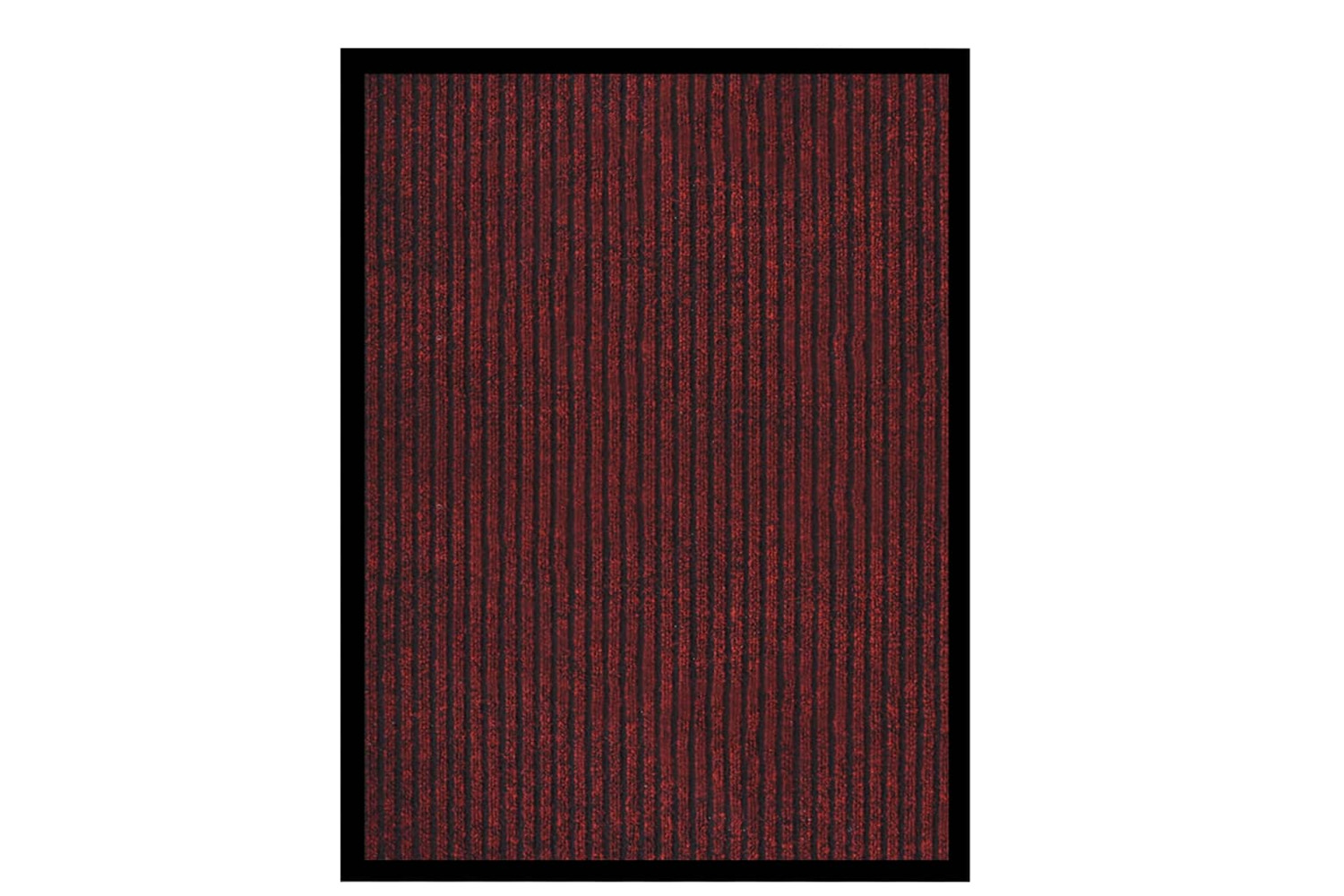 vidaXL 331599 Doormat Striped Red 60x80cm