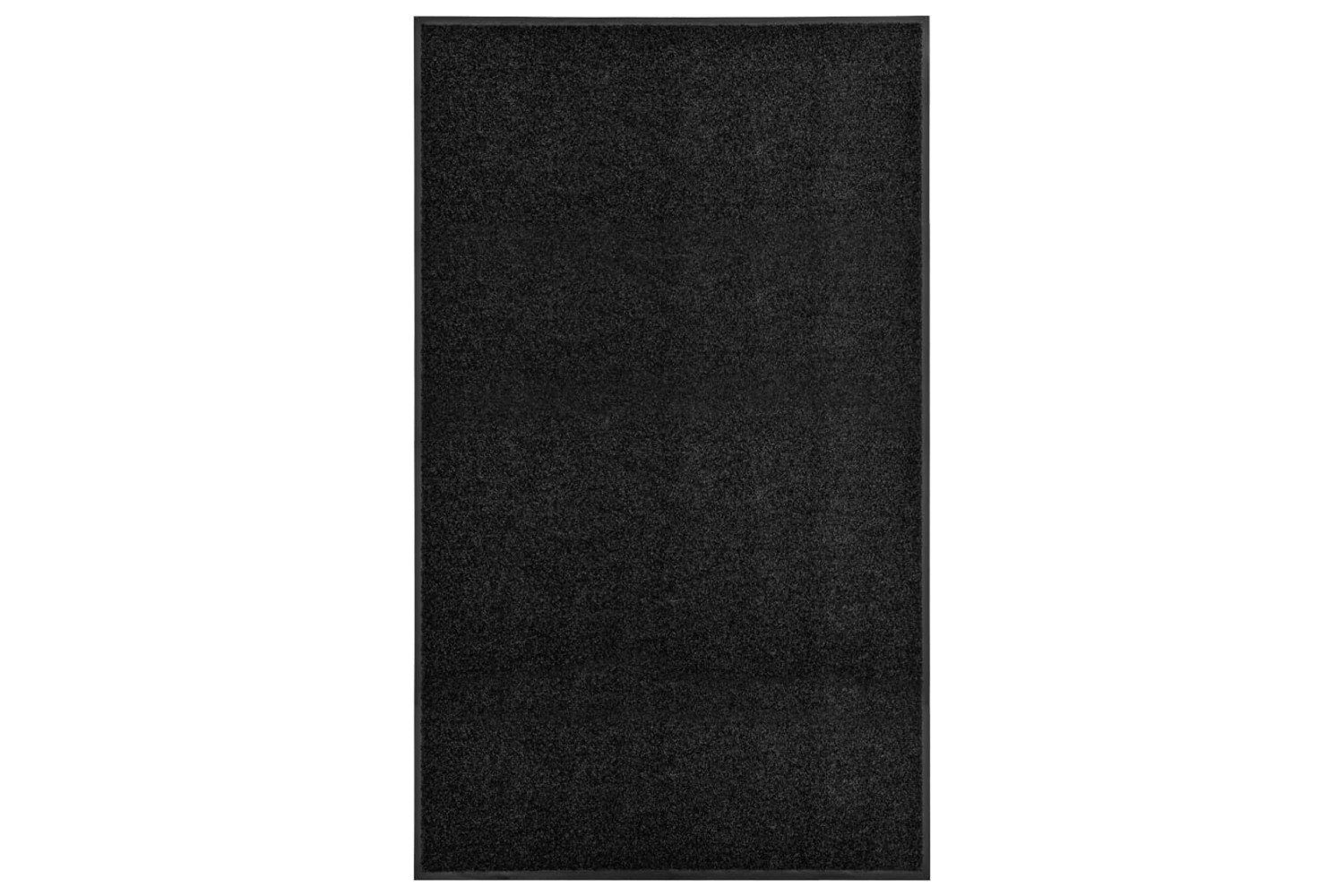 vidaXL 323413 Doormat Washable Black 90x150cm