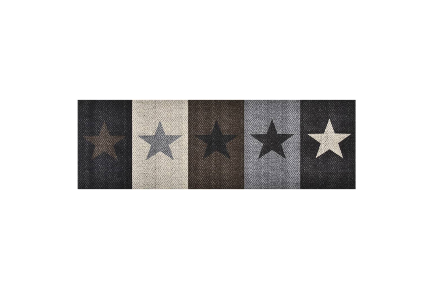 vidaXL 315963 Kitchen Carpet Washable Stars 60x300cm