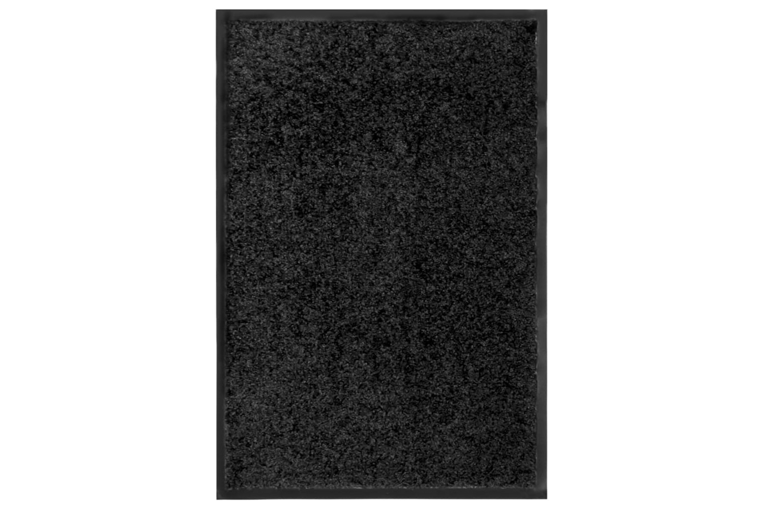 vidaXL 323409 Doormat Washable Black 40x60cm