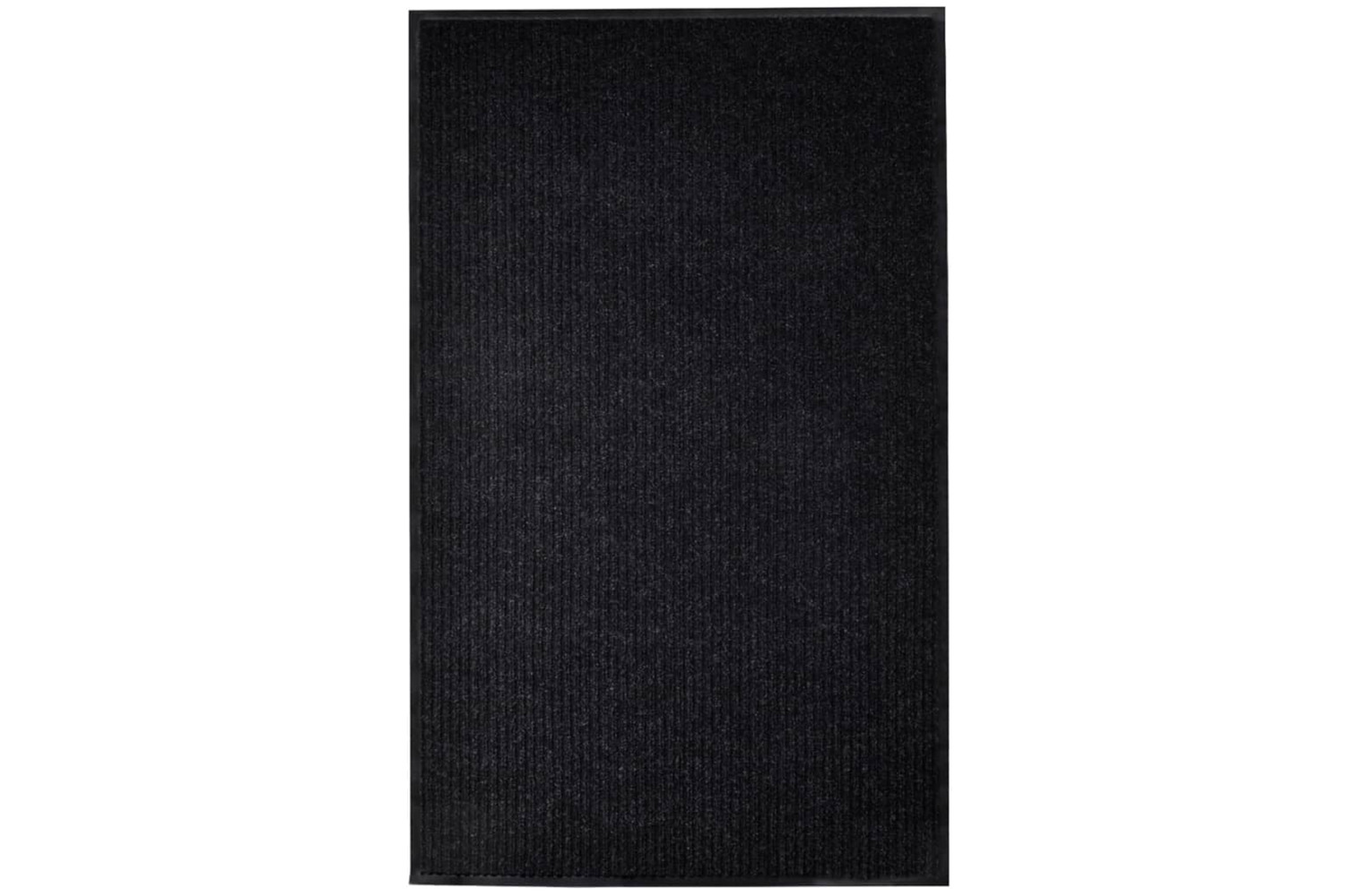 vidaXL 287665 Door Mat Black 120x220cm Pvc