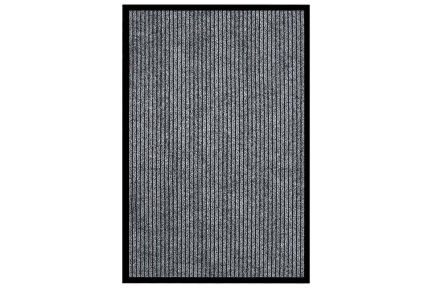 vidaXL 331606 Doormat Striped Grey 80x120cm