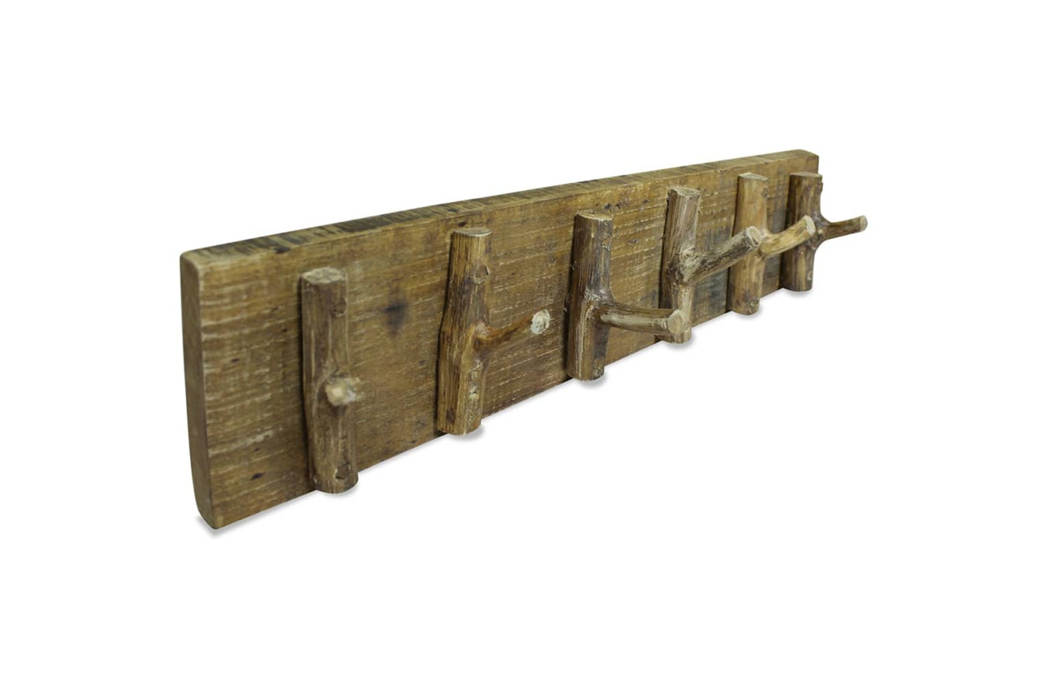 vidaXL 244501 Coat Rack Solid Reclaimed Wood 60x15cm