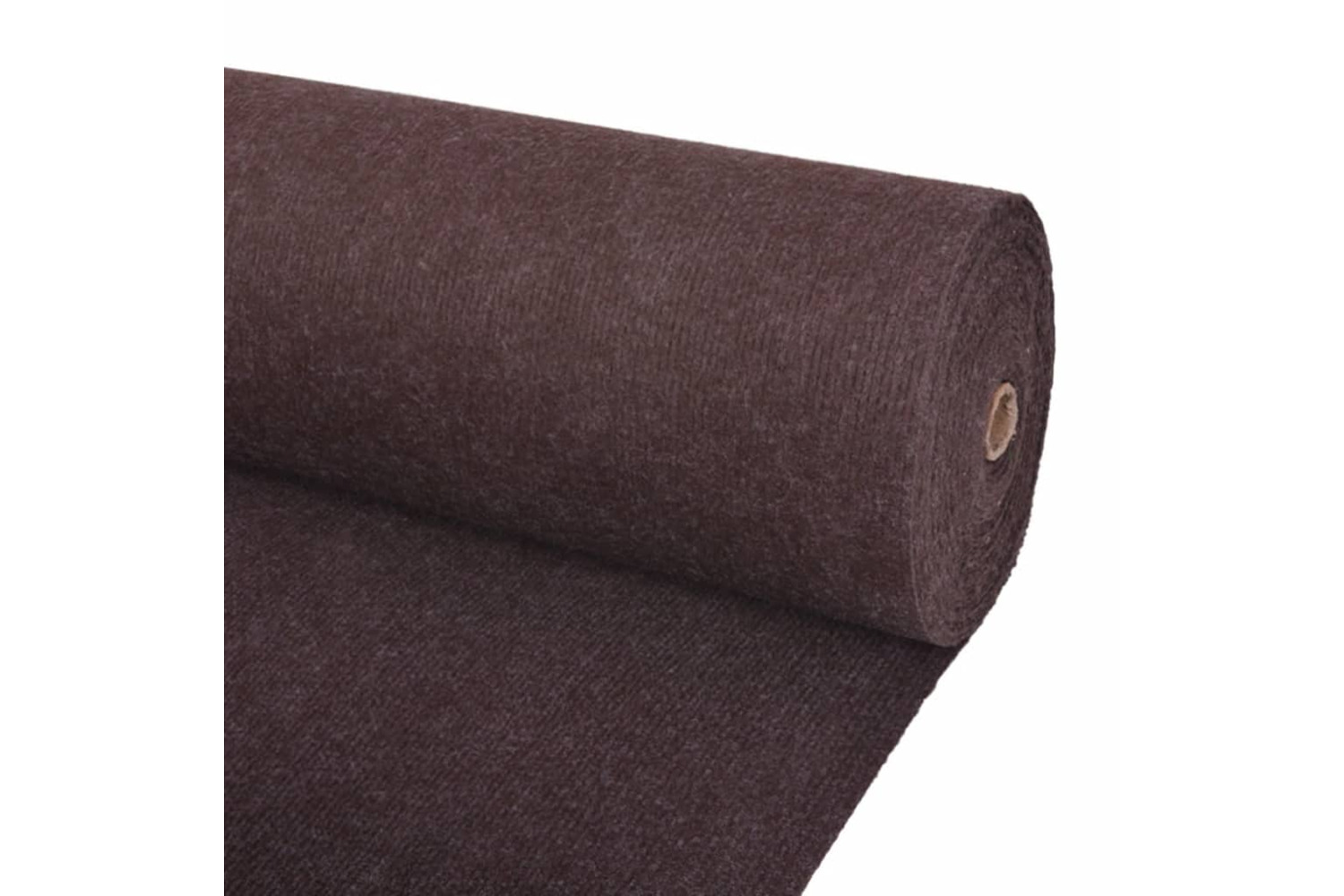 vidaXL 287676 Exhibition Carpet Rib 1.2x20 M Brown