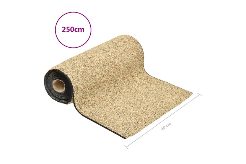 Vidaxl 149518 Stone Liner Natural Sand 250x40 Cm