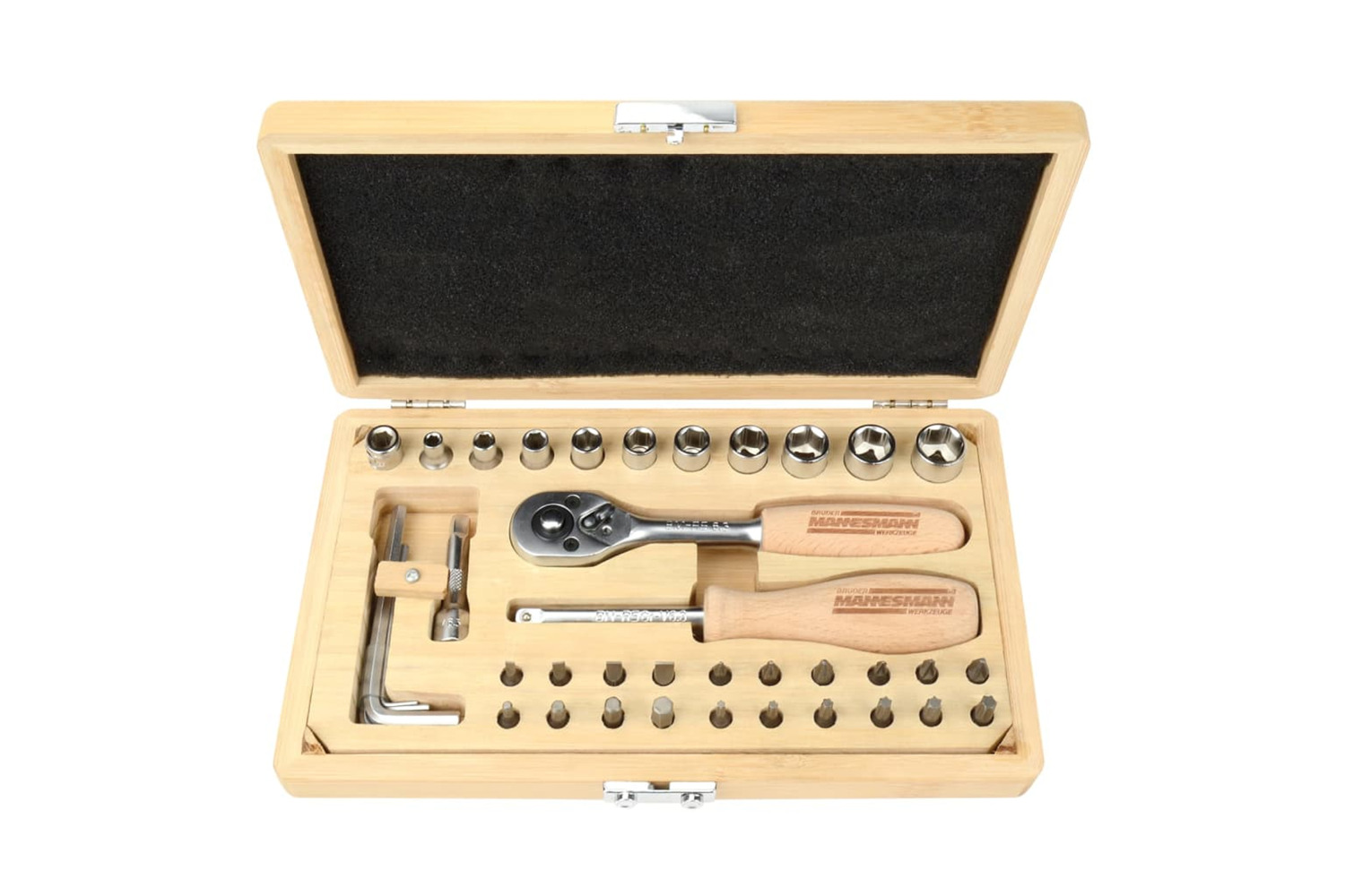 Bruder Mannesmann 443681 41 Piece Socket Set Bamboo