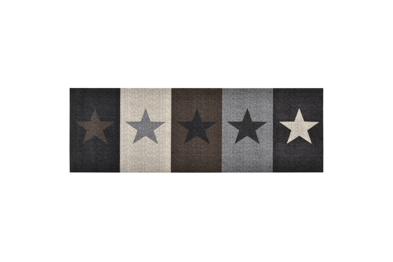 vidaXL 315961 Kitchen Carpet Washable Stars 45x150cm