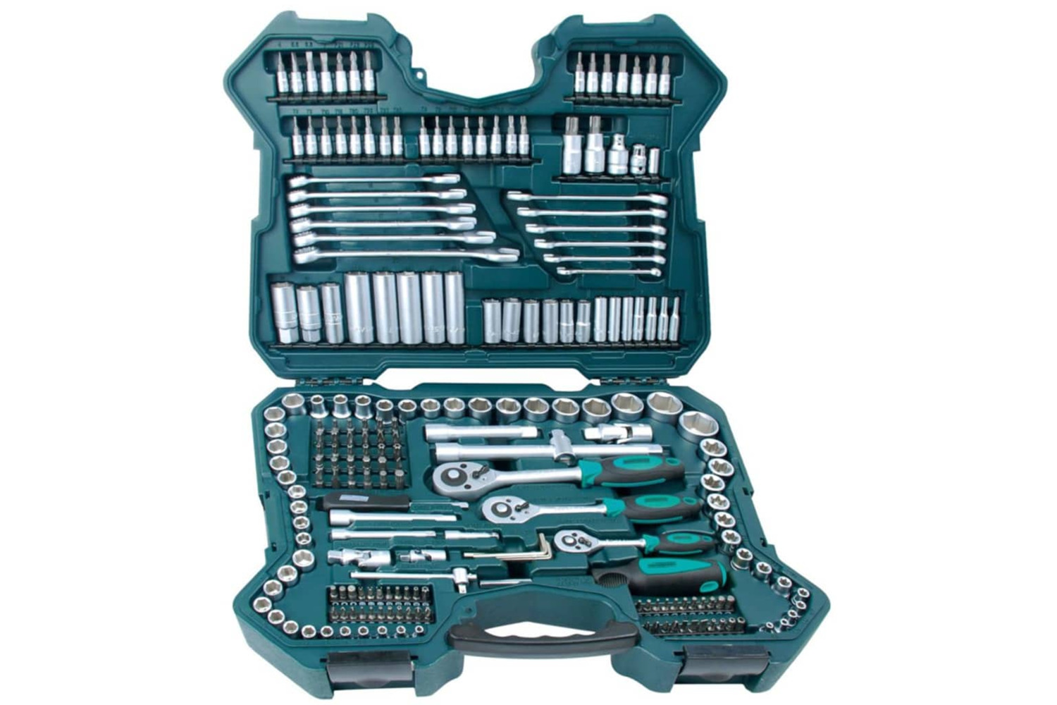 Bruder Mannesmann 408630 215 Piece Ratcheting Socket Spanner Set 98430