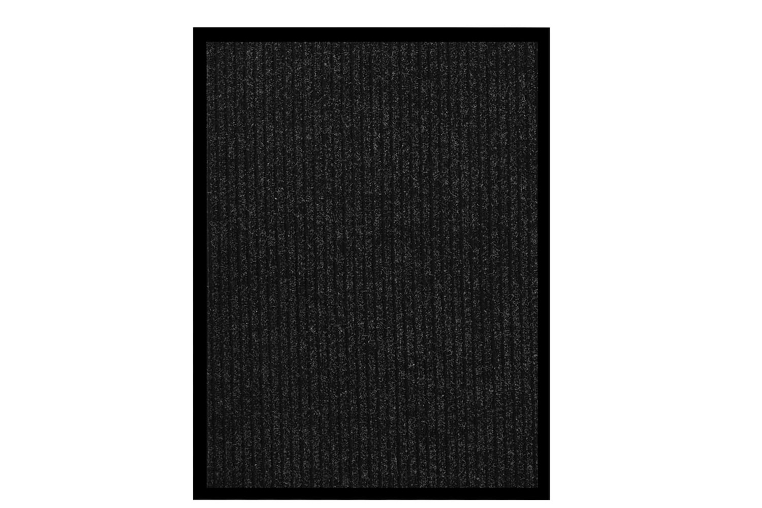 vidaXL 331608 Doormat Striped Anthracite 60x80cm