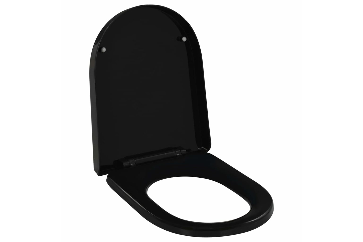vidaXL 145022 Soft-close Toilet Seat With Quick-release Design Black