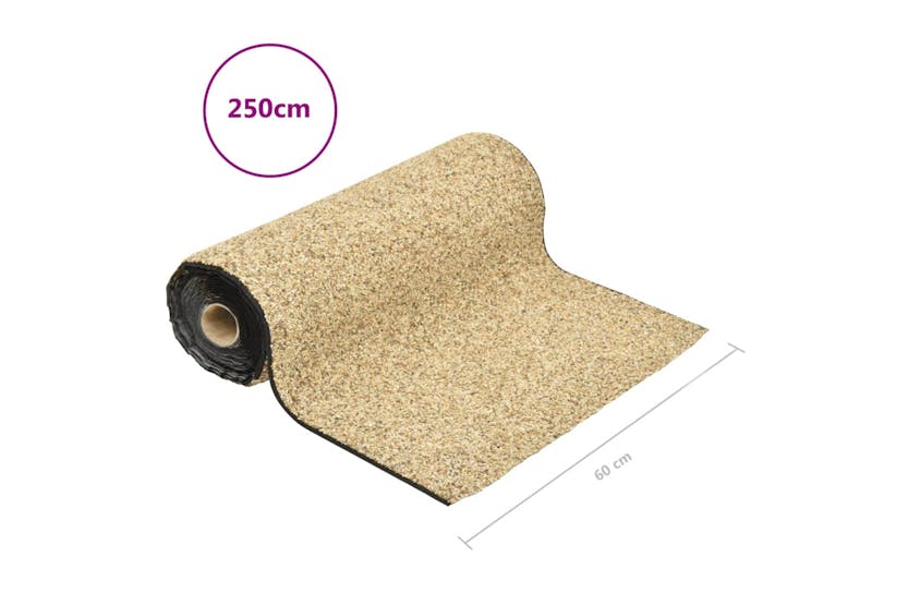 Vidaxl 149522 Stone Liner Natural Sand 250x60 Cm