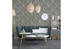 Dutch Wallcoverings 442580 Wallpaper Mae Black And Beige