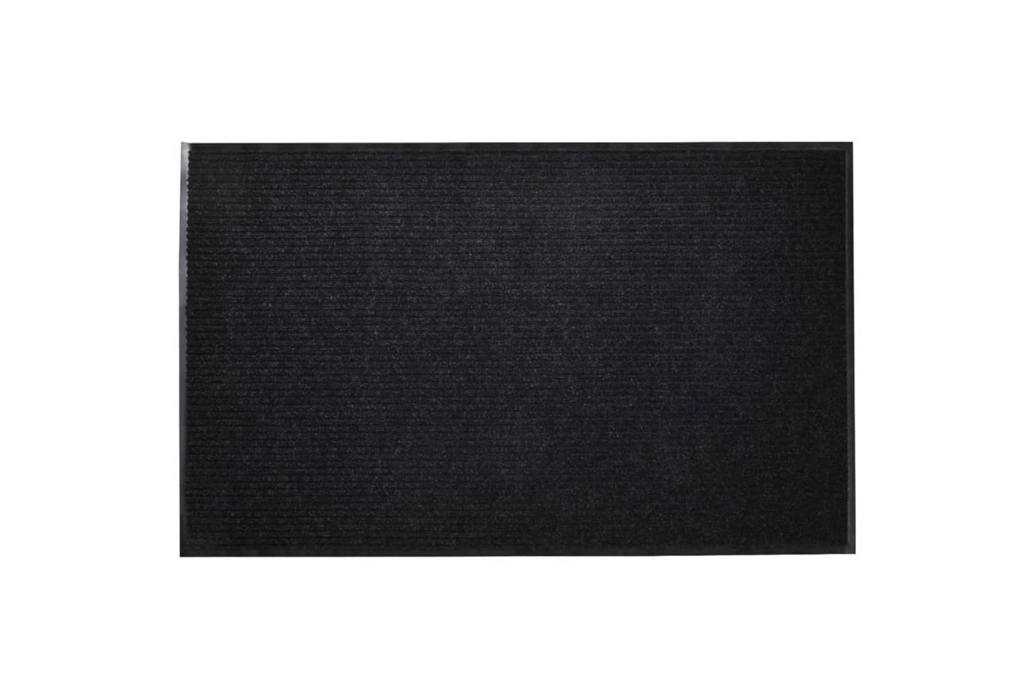 vidaXL 241264 Door Mat 90 X 60cm Black Pvc