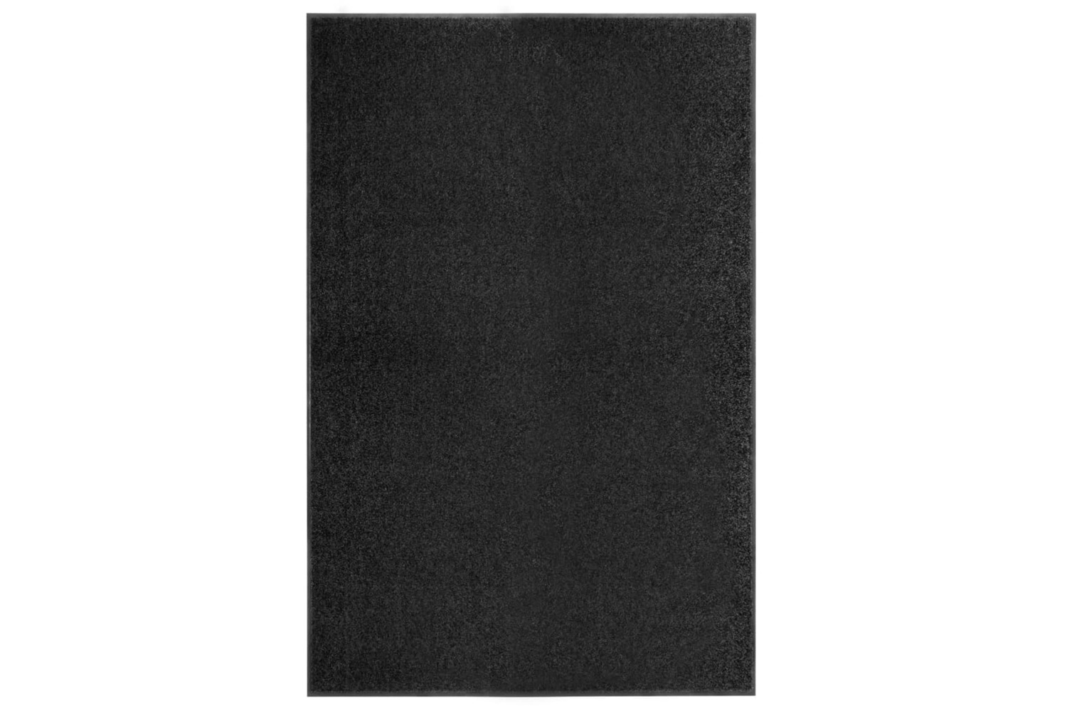 vidaXL 323414 Doormat Washable Black 120x180cm