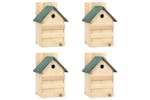 Vidaxl 47248 Bird Houses 4 Pcs 23x19x33 Cm Firwood