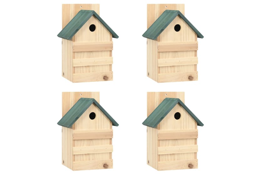 Vidaxl 47248 Bird Houses 4 Pcs 23x19x33 Cm Firwood