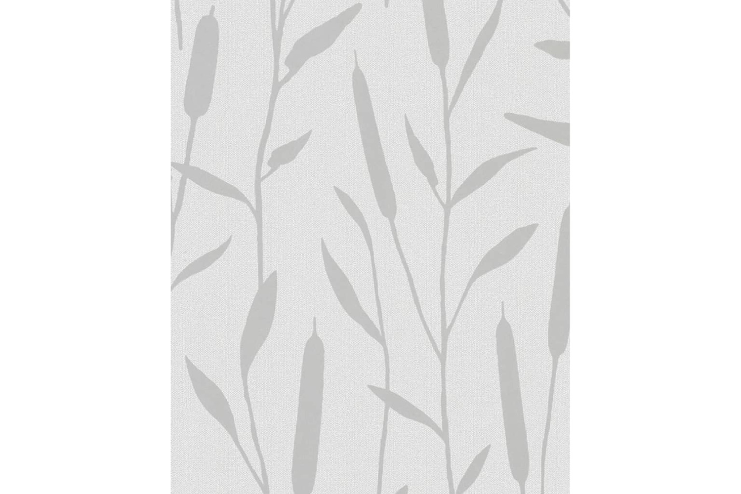 Noordwand 440474 Topchic Wallpaper Reed Plumes Metallic Grey