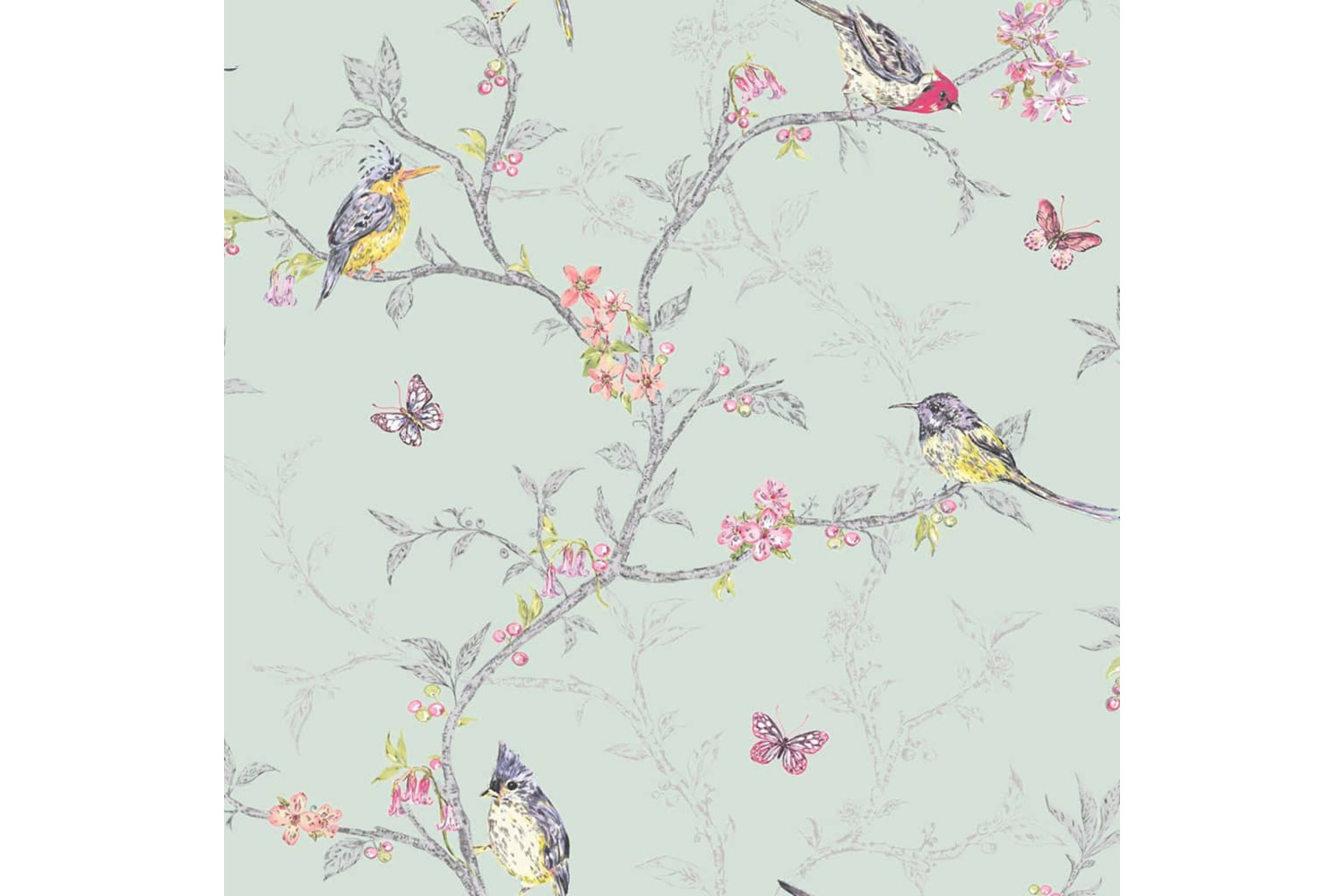 Dutch Wallcoverings 442561 Wallpaper Phoebe Mint