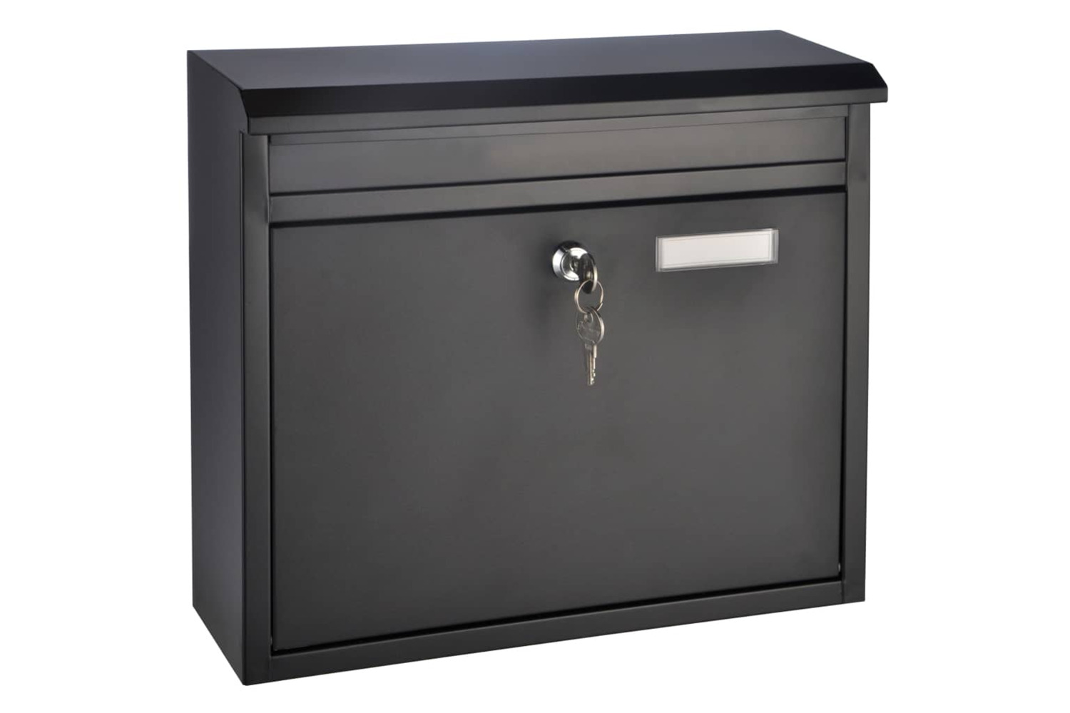 Hi 423965 Letter Box Black 36x12x32 Cm