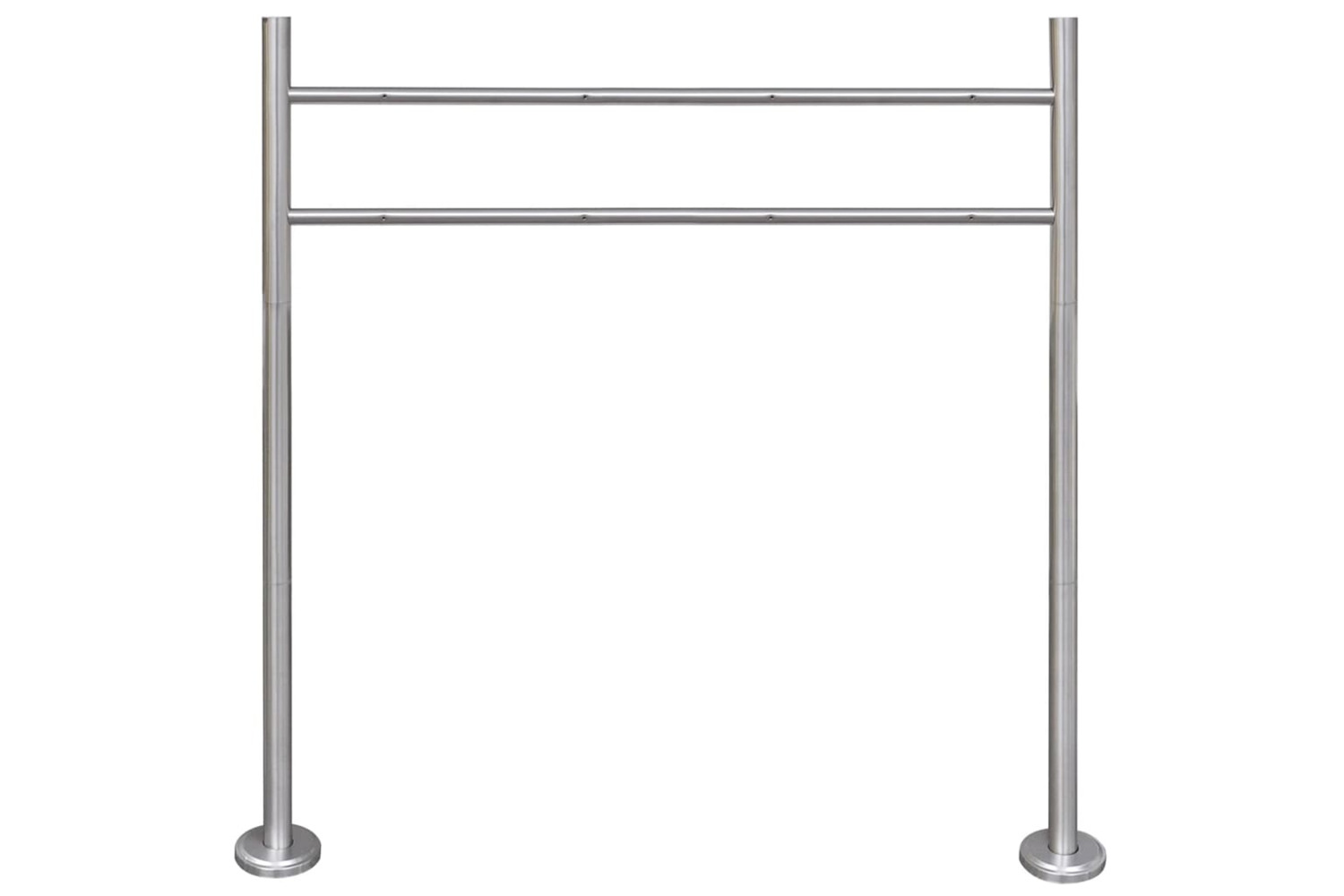 vidaXL 50355 Stainless Steel Stand For Double Mailbox