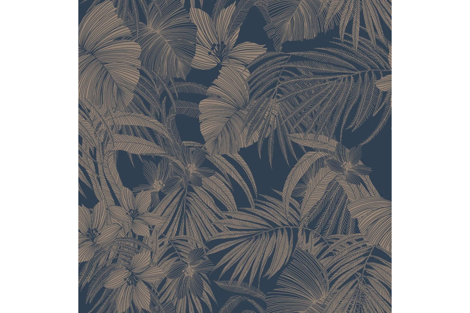 Dutch Wallcoverings 442583 Wallpaper Joelle Silver And Blue