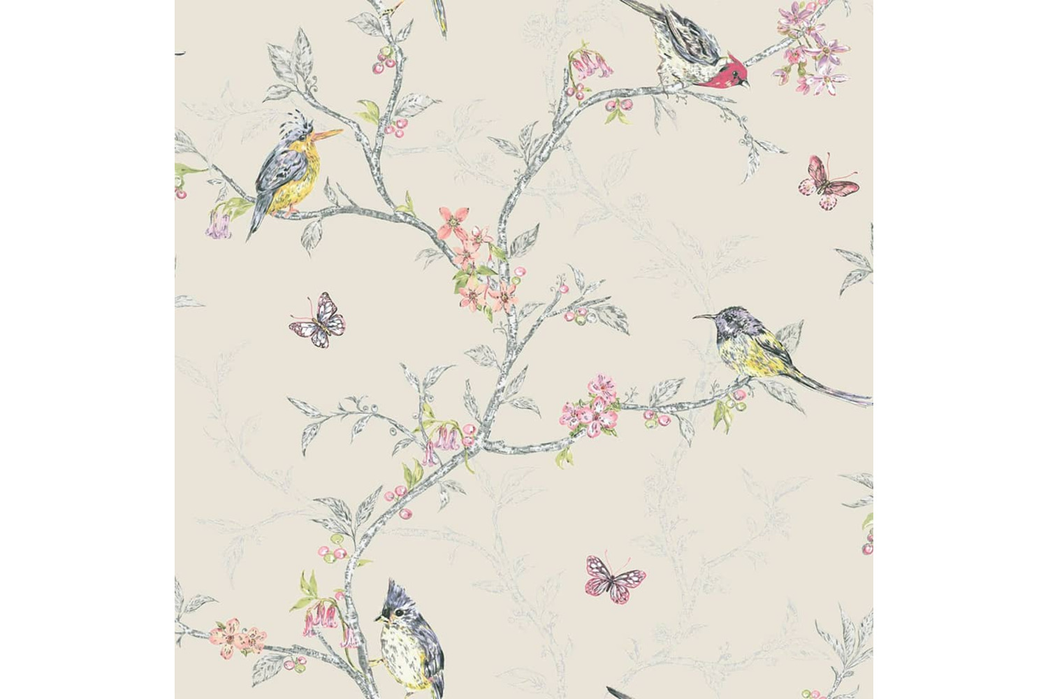 Dutch Wallcoverings 442562 Wallpaper Phoebe Beige