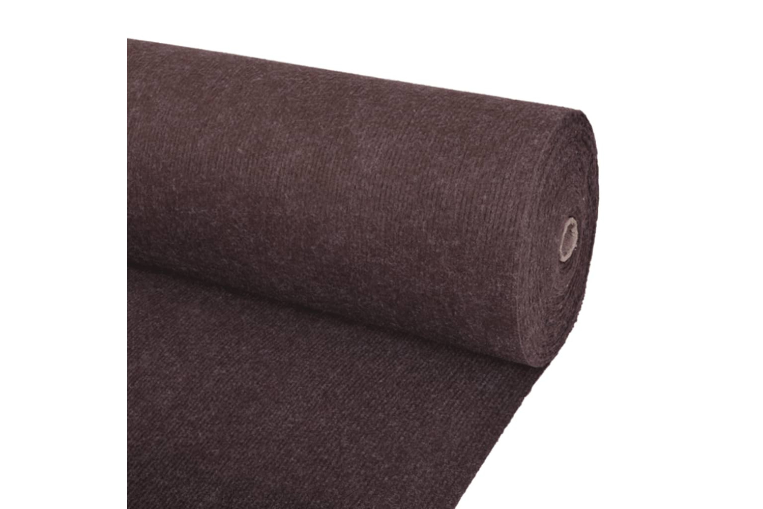 vidaXL 287675 Exhibition Carpet Rib 1.2x15 M Brown