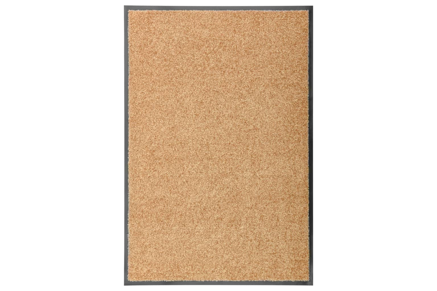 vidaXL 323464 Doormat Washable Cream 60x90cm