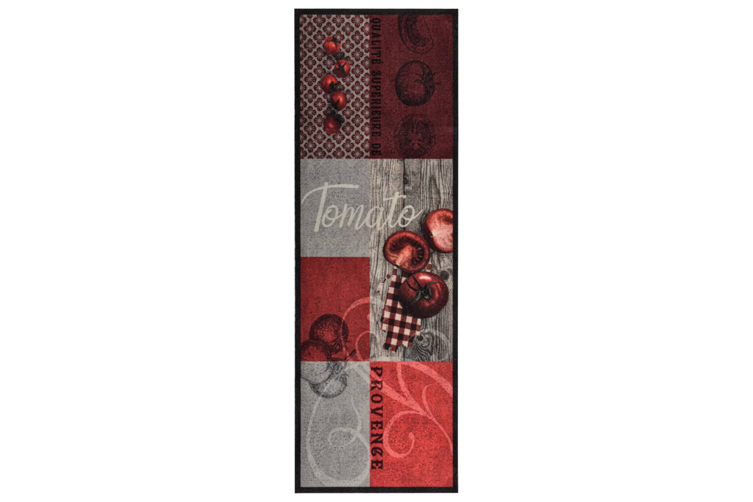 vidaXL 323470 Kitchen Floor Mat Washable Tomato 60x180cm