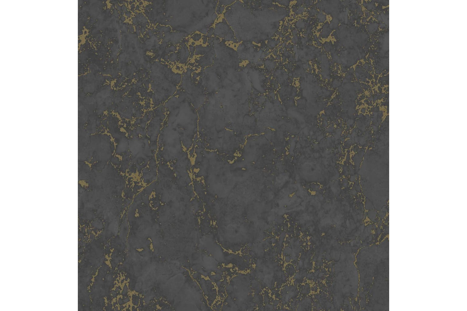 Dutch Wallcoverings 430642 Wallpaper Marble Black And Gold