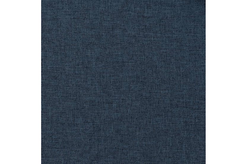 Vidaxl 321181 Linen-look Blackout Curtains With Hooks 2 Pcs Blue 140x225 Cm