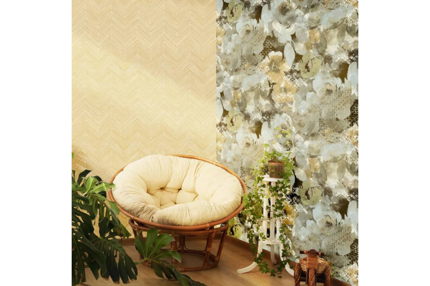 Noordwand 440447 Topchic Wallpaper Herringbone Beige