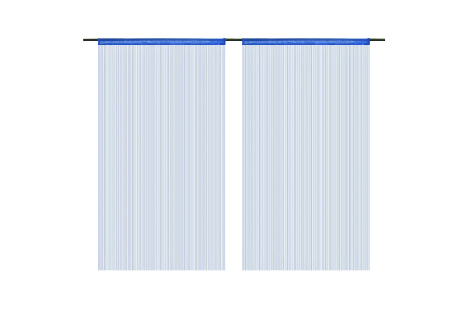 vidaXL 132407 String Curtains 2 Pcs 140x250cm Blue