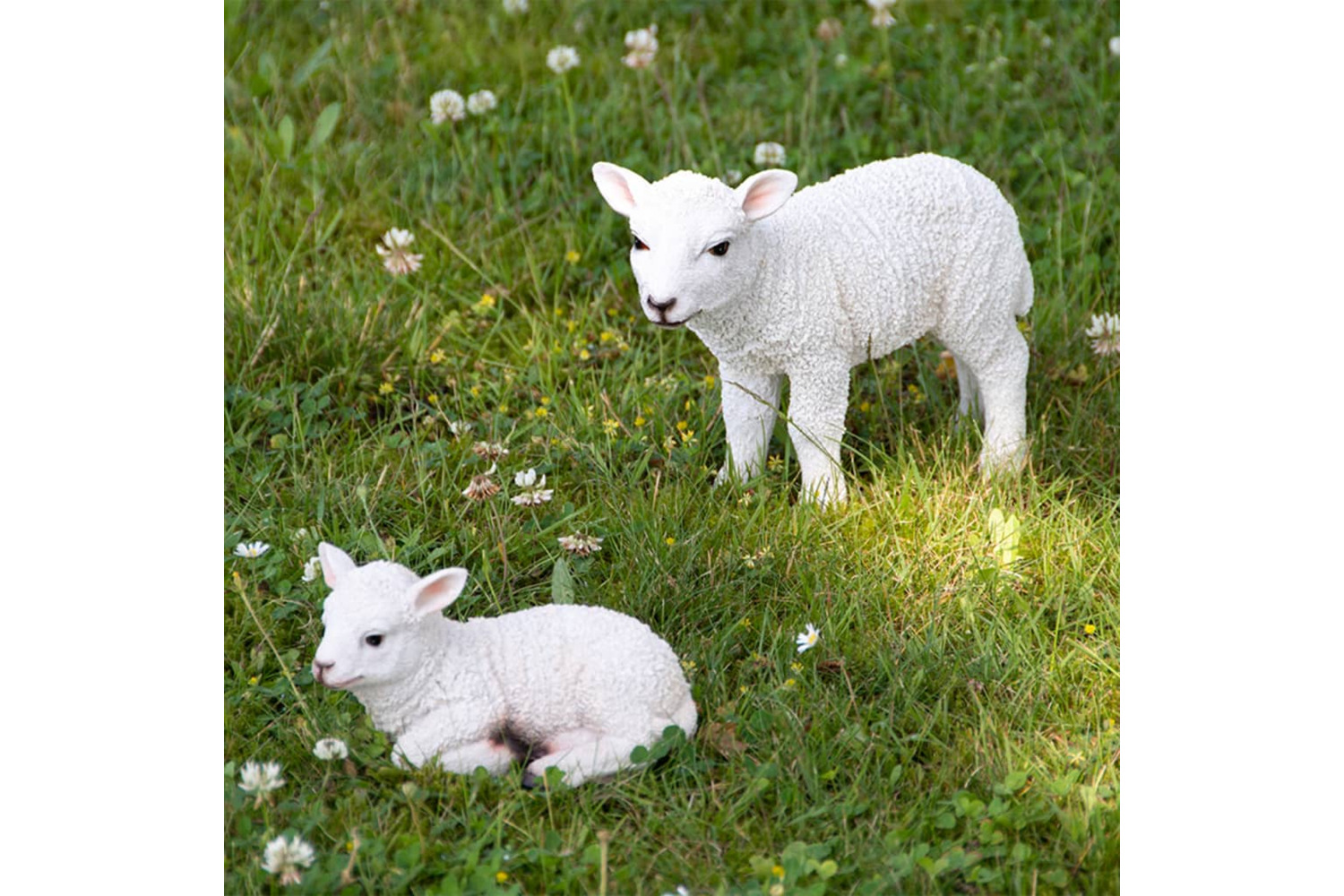 Esschert Design 429321 Lamb Standing 25.4x9.2x20.3cm