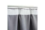 Vidaxl 134432 Blackout Curtains With Hooks 2 Pcs Grey 140x245 Cm
