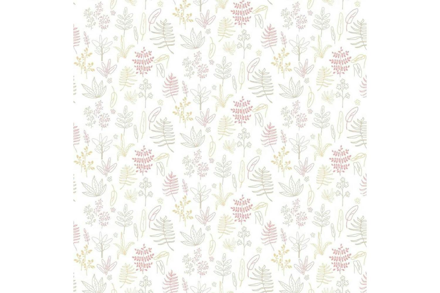 Noordwand 444874 Wallpaper Mondo Baby Trees And Plants White And Pink