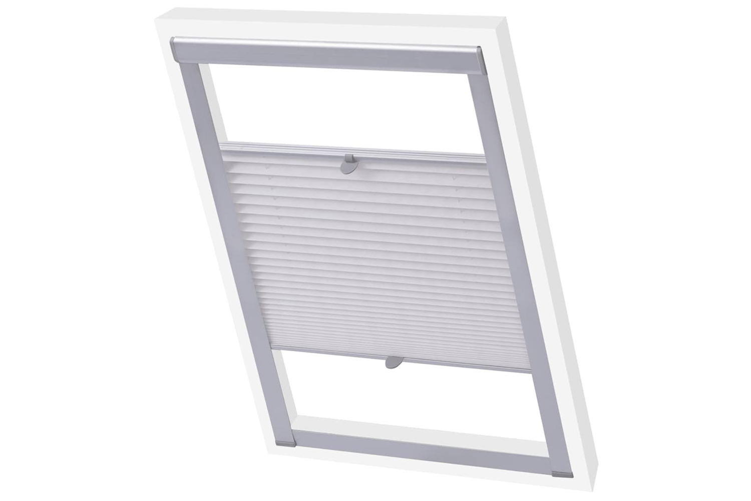 Vidaxl Pleated Blind White Ck02