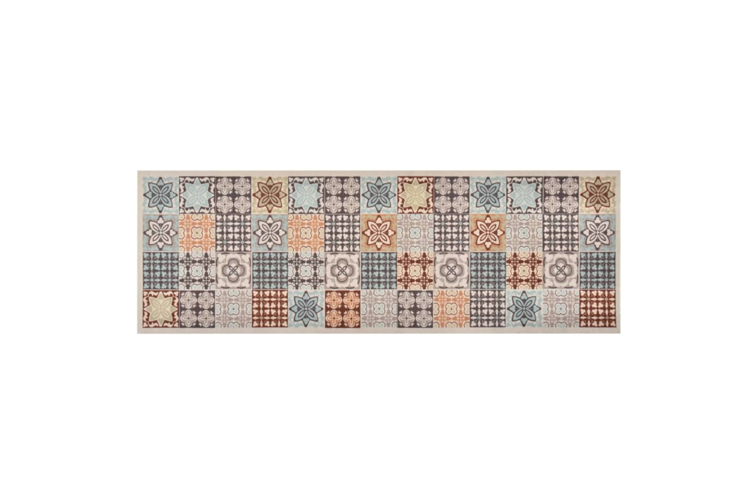 vidaXL 315982 Kitchen Carpet Washable Mosaic Colour 45x150cm