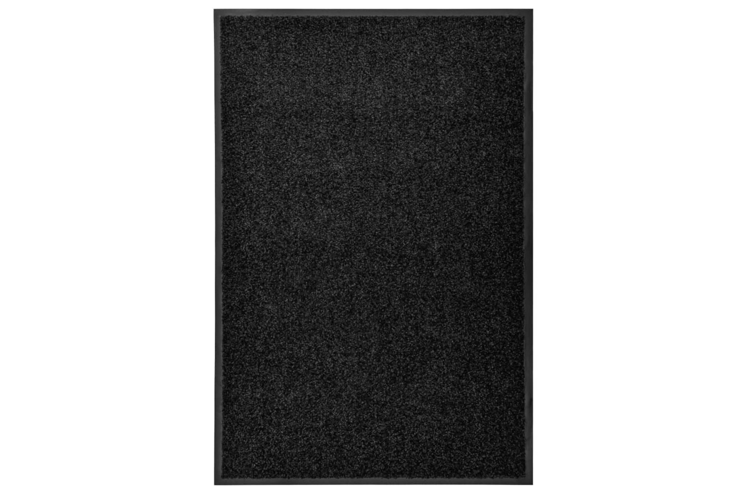 vidaXL 323410 Doormat Washable Black 60x90cm