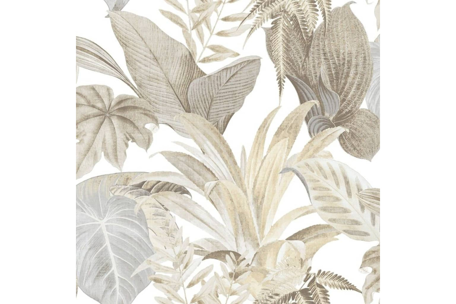 Noordwand 440453 Topchic Wallpaper Big Leaves Beige