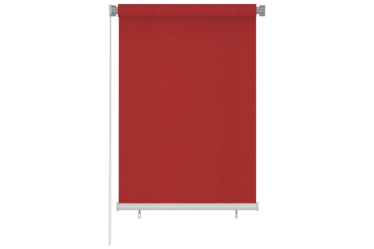 vidaXL 312889 Outdoor Roller Blind 100x140cm Red Hdpe